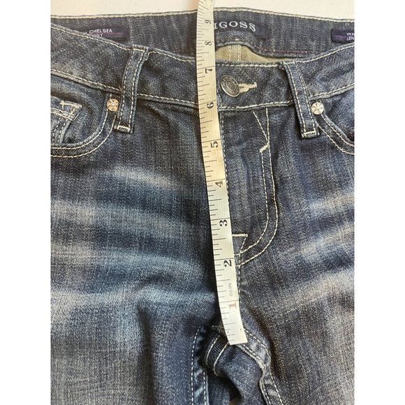 VIGOSS Womens Jeans The Chelsea Skinny Low Rise Flat Front Blue Size W24XL29 - Picture 4 of 11